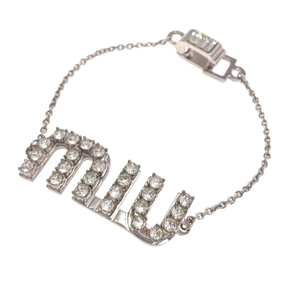 MIU MIU Silver Charm Bracelet